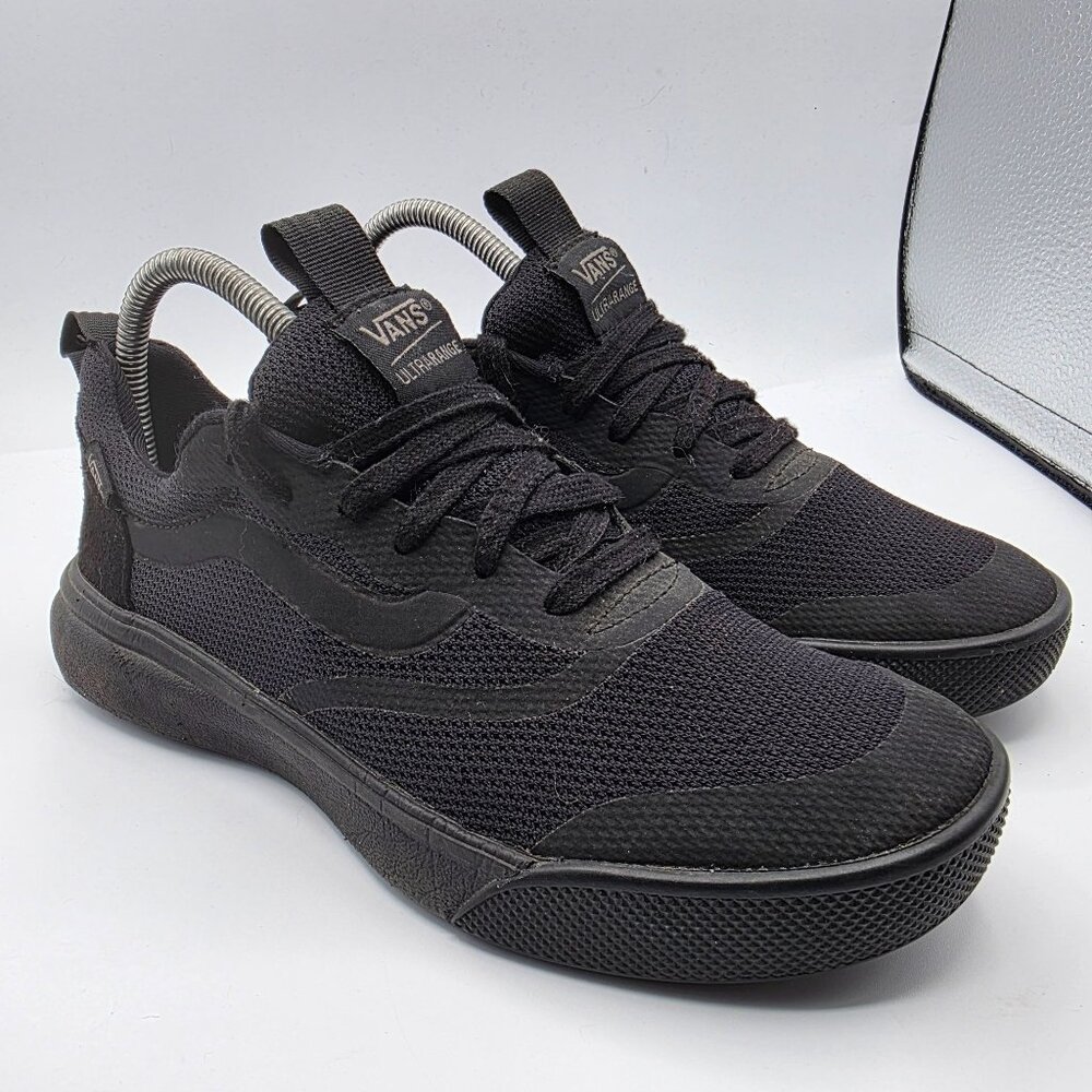 Vans Ultrarange Rapidweld Womens Size 8 Triple Black Shoes Walking Casual Run